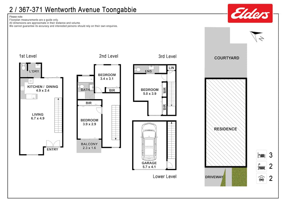 2/367-371 Wentworth Avenue, Toongabbie, NSW, 2146 - Floorplan 1