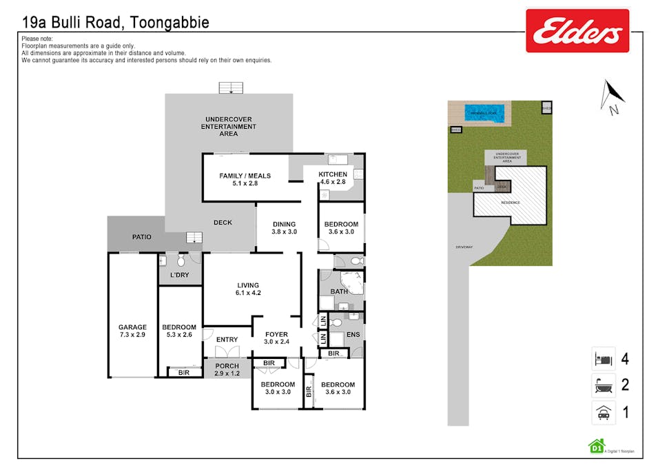19a Bulli Road, Toongabbie, NSW, 2146 - Floorplan 1