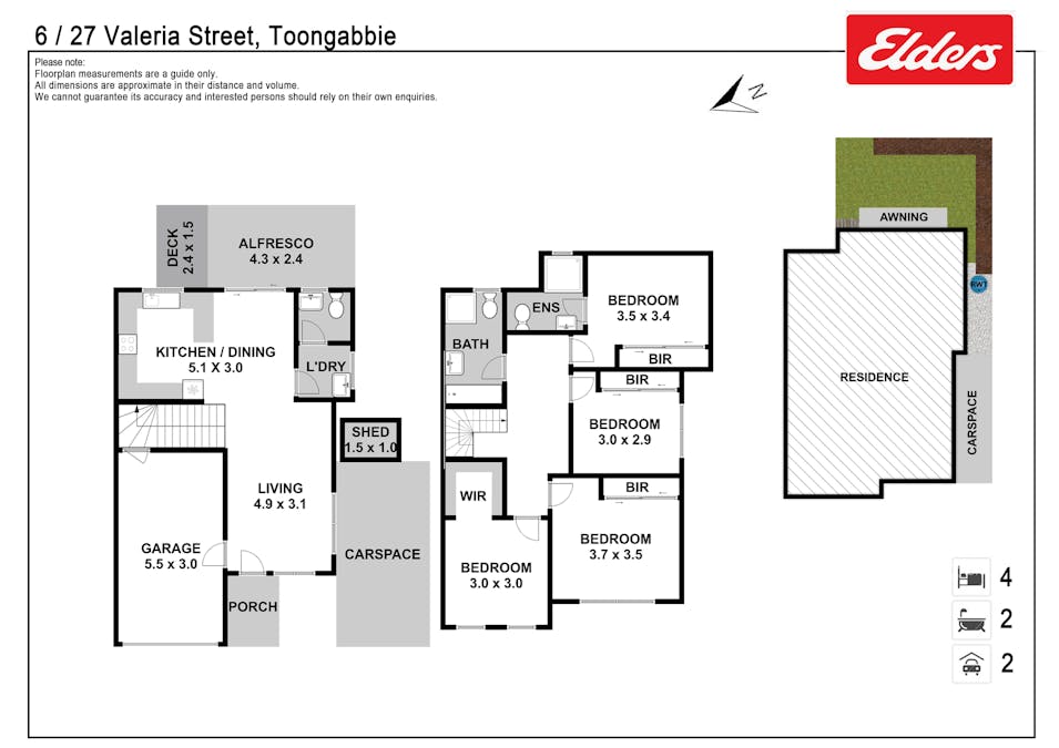 6/27 Valeria Street, Toongabbie, NSW, 2146 - Floorplan 1