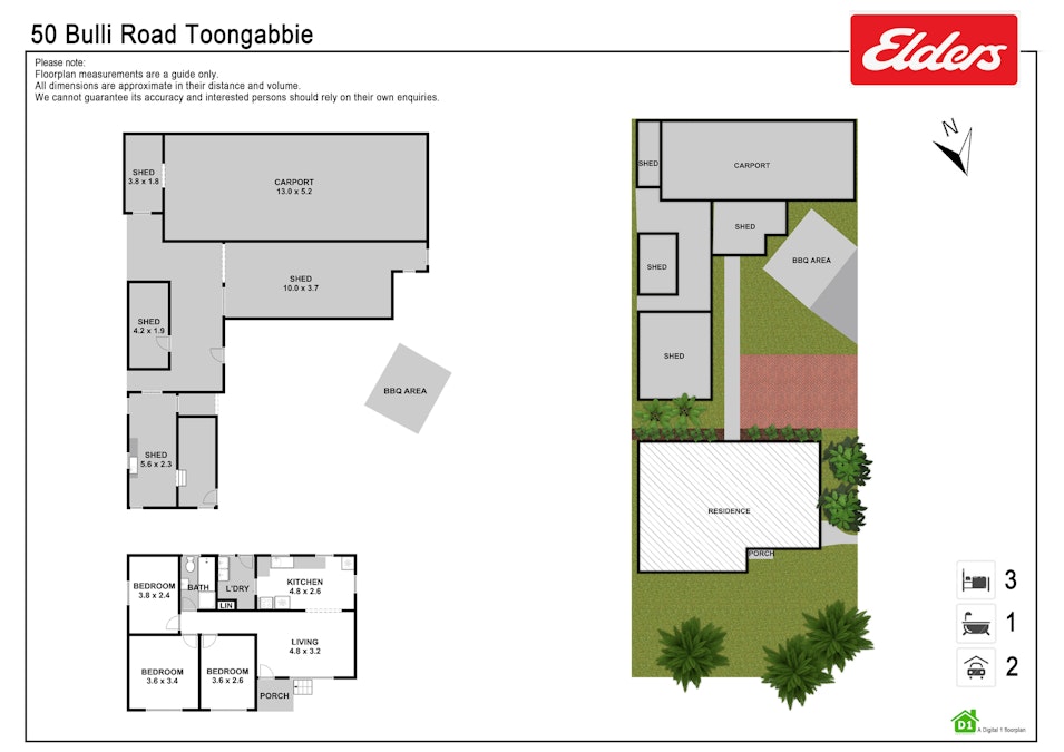 50 Bulli Road, Toongabbie, NSW, 2146 - Floorplan 1