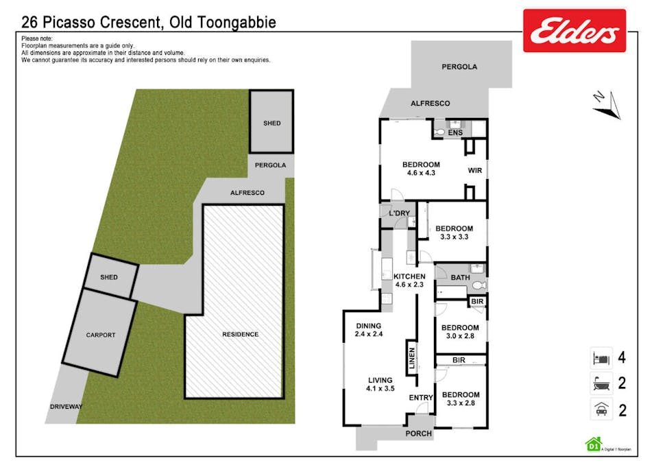 26  Picasso Crescent, Old Toongabbie, NSW, 2146 - Floorplan 1
