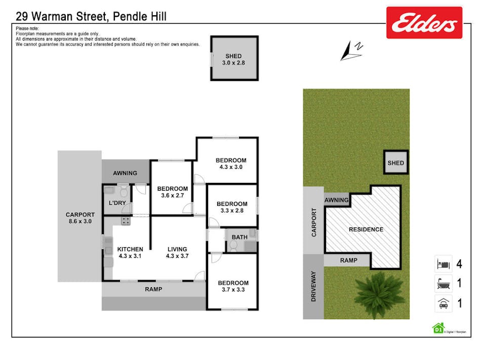 29 Warman Street, Pendle Hill, NSW, 2145 - Floorplan 1