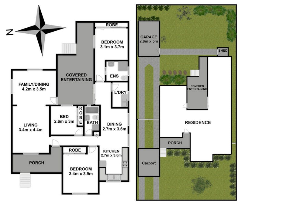 21 Andrews Avenue, Toongabbie, NSW, 2146 - Floorplan 1