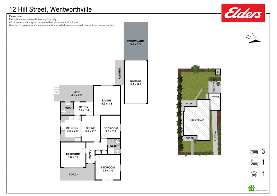 12 Hill Street, Wentworthville, NSW, 2145 - Floorplan 1