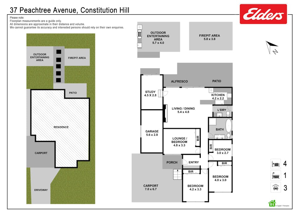 37 Peachtree Avenue, Constitution Hill, NSW, 2145 - Floorplan 1