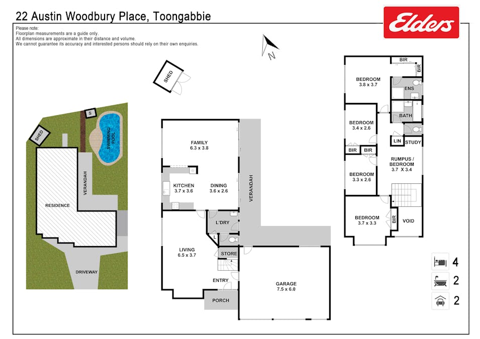 22 Austin Woodbury Place, Toongabbie, NSW, 2146 - Floorplan 1