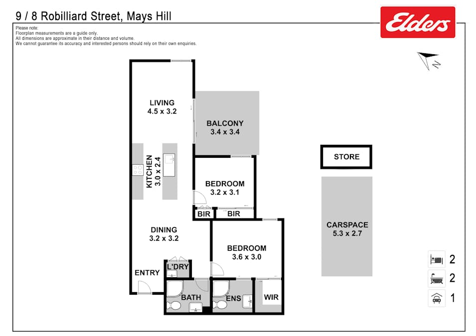 9/8 Robilliard Street, Mays Hill, NSW, 2145 - Floorplan 1