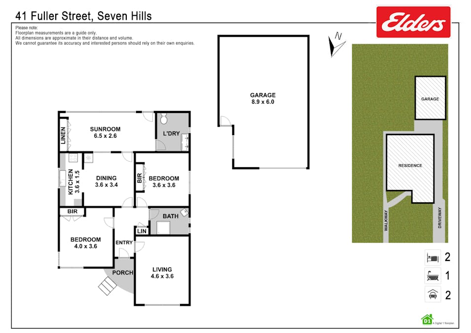 41 Fuller Street, Seven Hills, NSW, 2147 - Floorplan 1