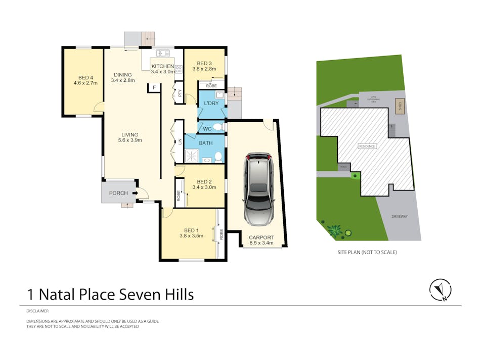 1 Natal Place, Seven Hills, NSW, 2147 - Floorplan 1