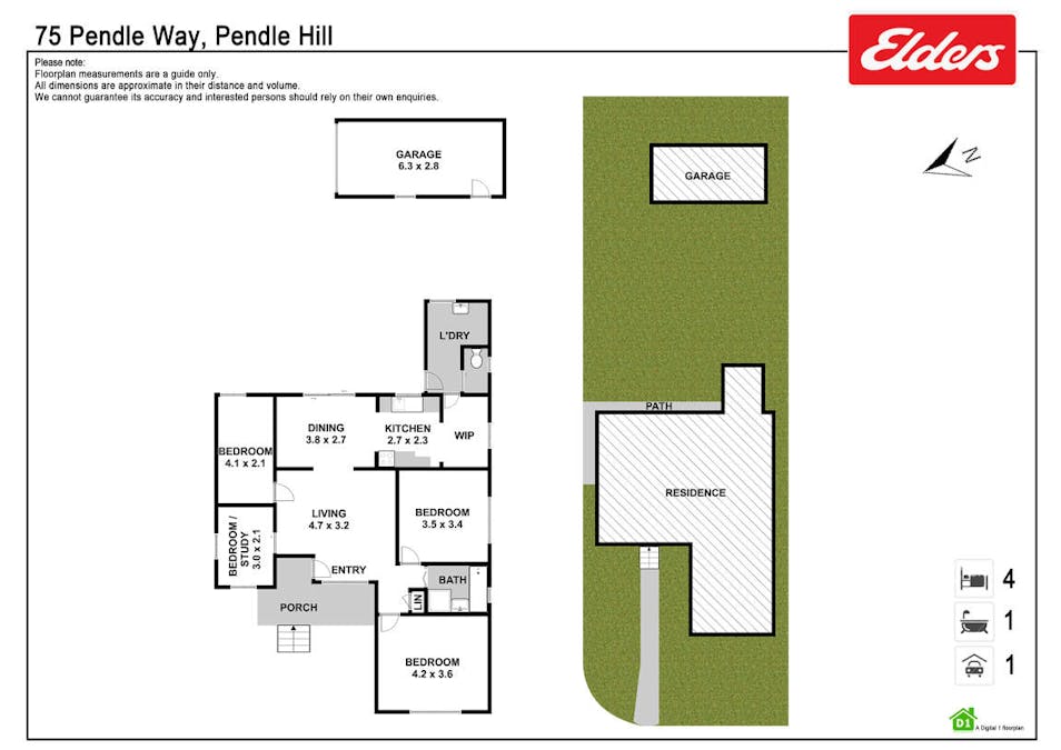 75 Pendle Way, Pendle Hill, NSW, 2145 - Floorplan 1