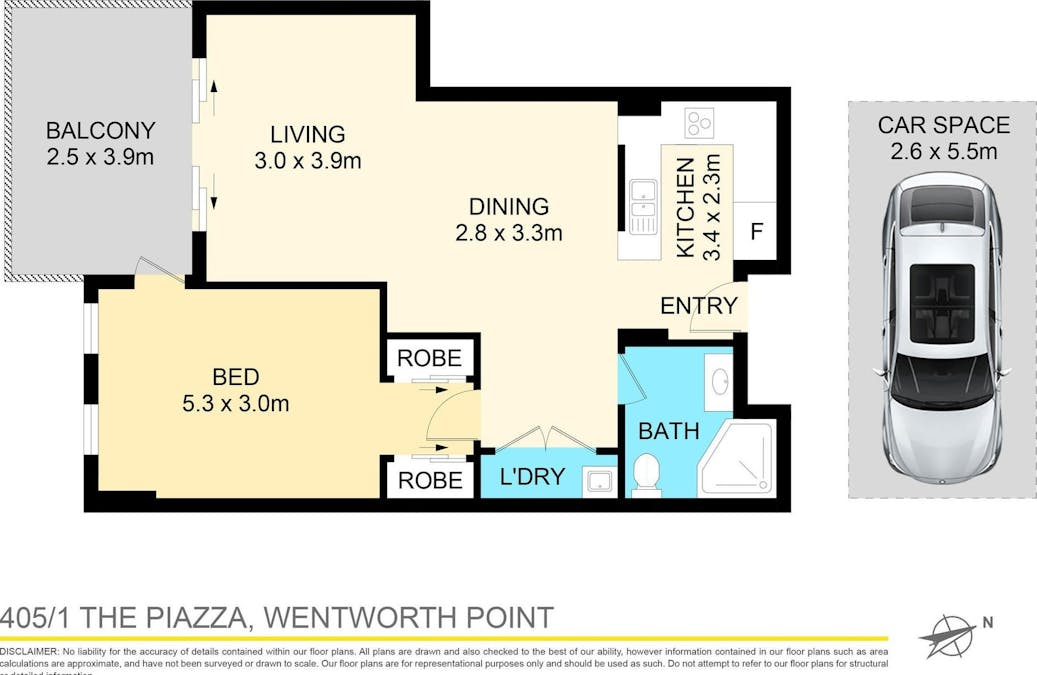 405/1 The Piazza, Wentworth Point, NSW, 2127 - Image 8