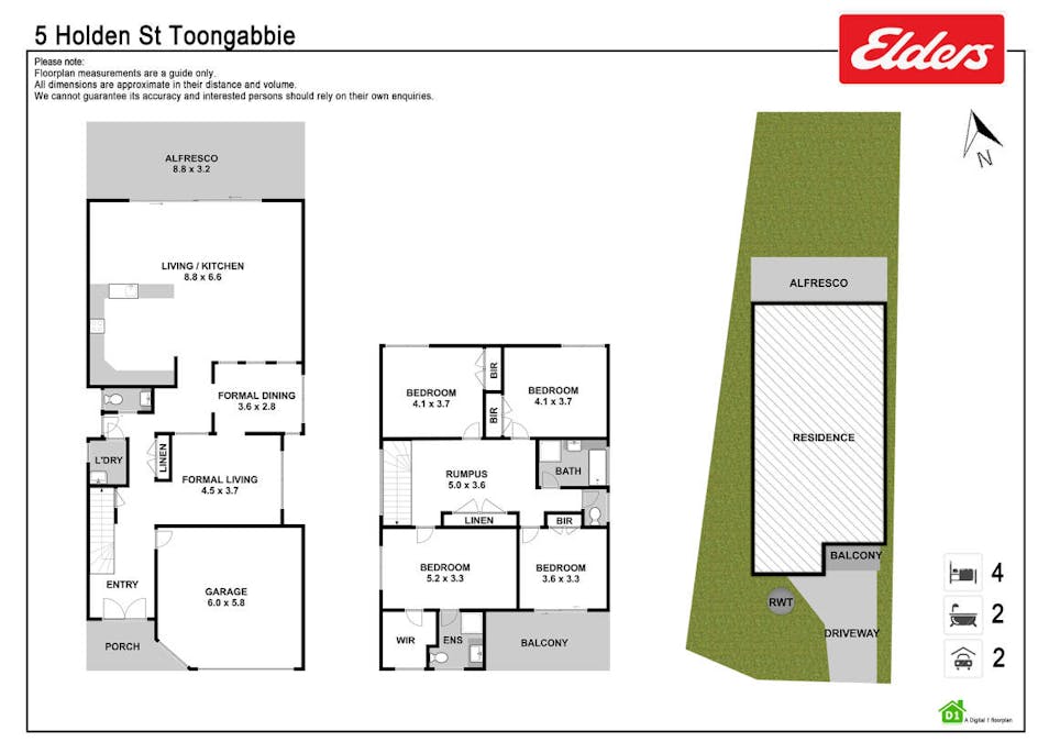 5 Holden Street, Toongabbie, NSW, 2146 - Floorplan 1