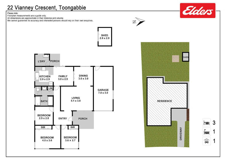 22 Vianney Crescent, Toongabbie, NSW, 2146 - Floorplan 1
