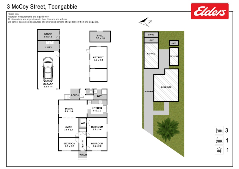 3 Mccoy Street, Toongabbie, NSW, 2146 - Floorplan 1