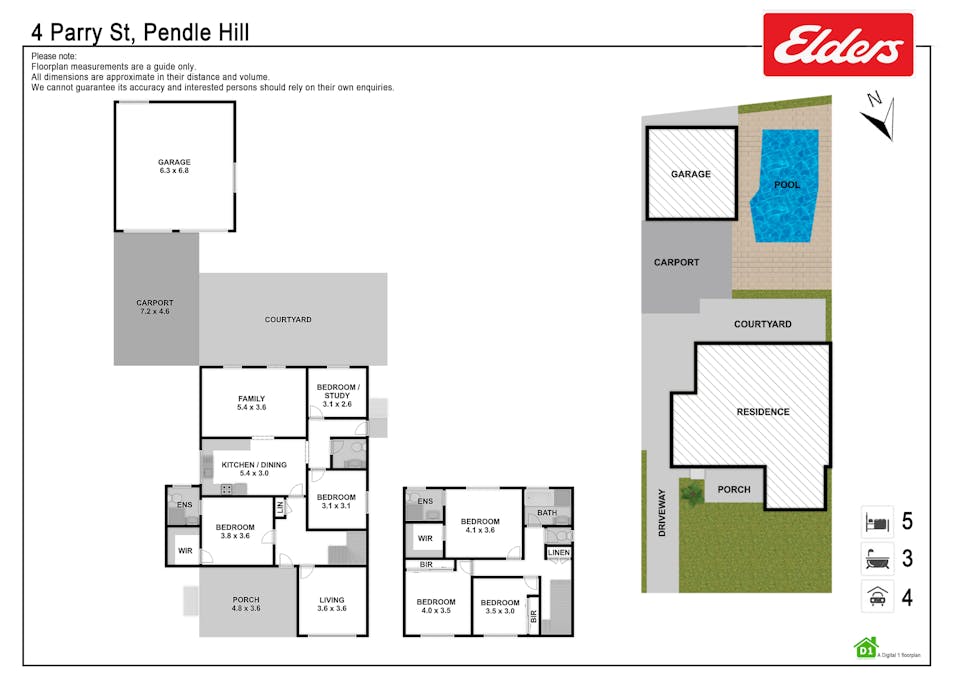 4 Parry Street, Pendle Hill, NSW, 2145 - Floorplan 1