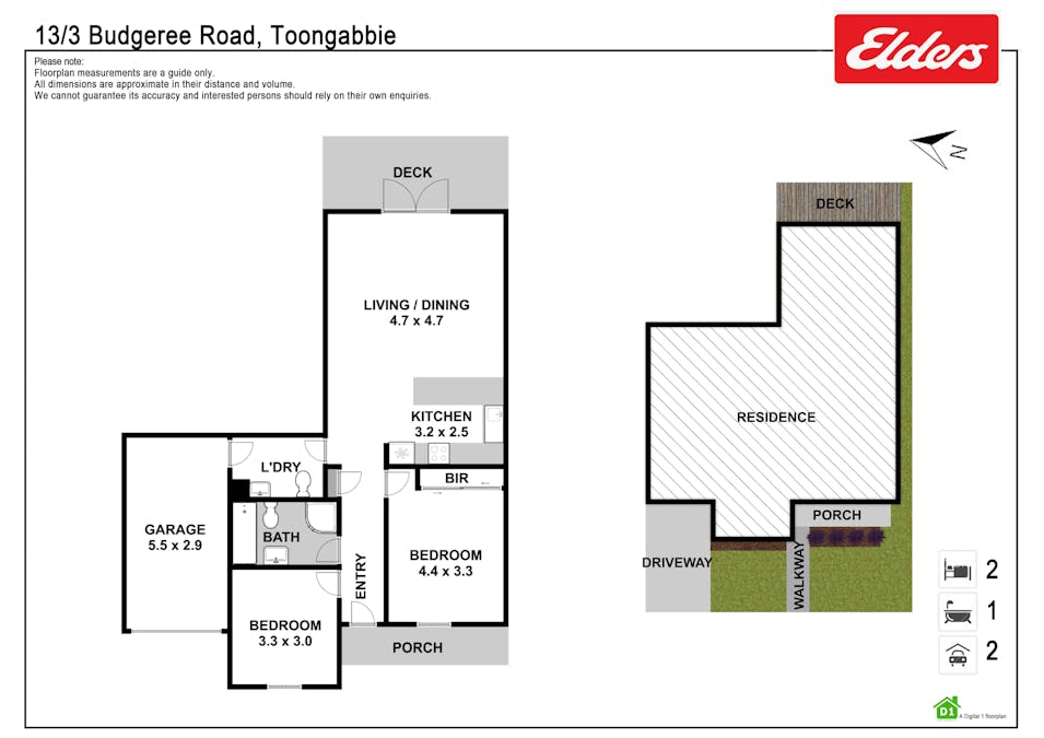 13/3 Budgeree Road, Toongabbie, NSW, 2146 - Floorplan 1