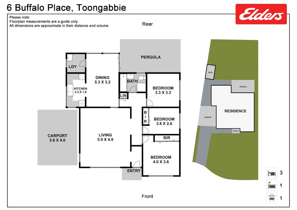 6 Buffalo Place, Toongabbie, NSW, 2146 - Floorplan 1