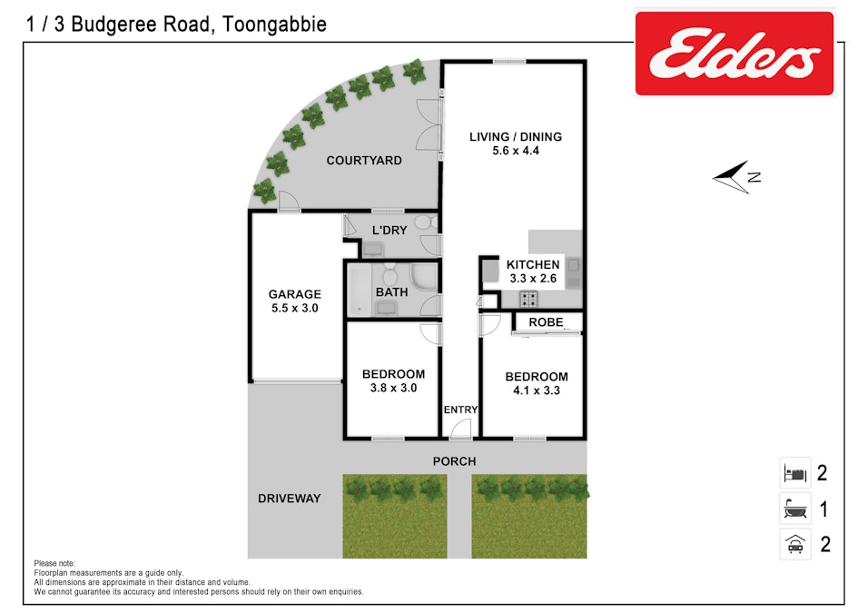 1/3 Budgeree Road, Toongabbie, NSW, 2146 - Floorplan 1