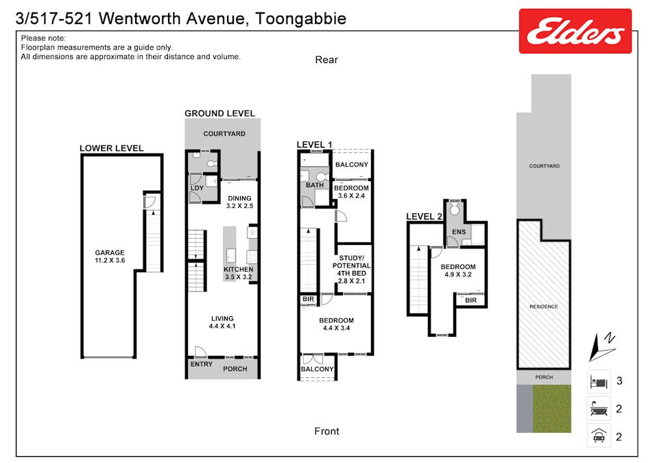 3/517-521 Wentworth Avenue, Toongabbie, NSW, 2146 - Floorplan 1