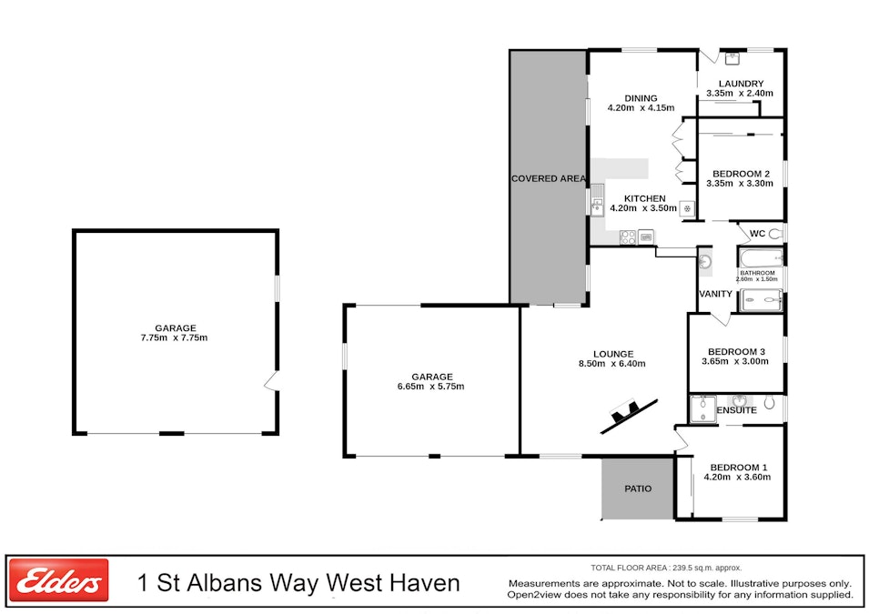 1 St Albans Way, West Haven, NSW, 2443 - Floorplan 1