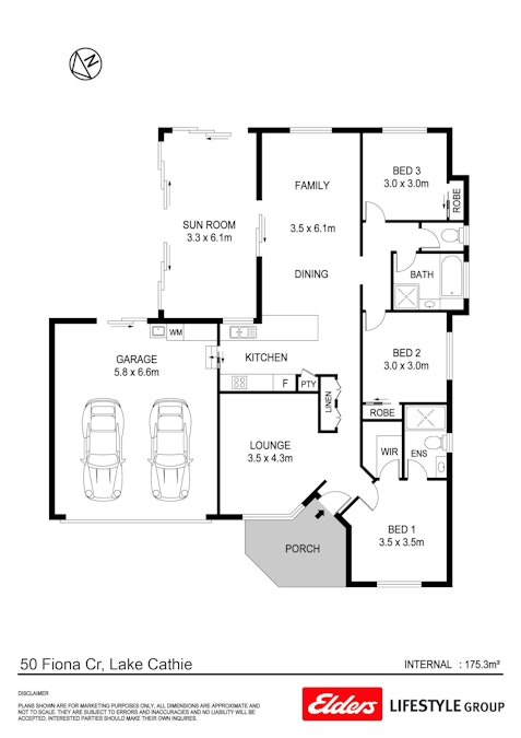 50 Fiona Crescent, Lake Cathie, NSW, 2445 - Floorplan 1