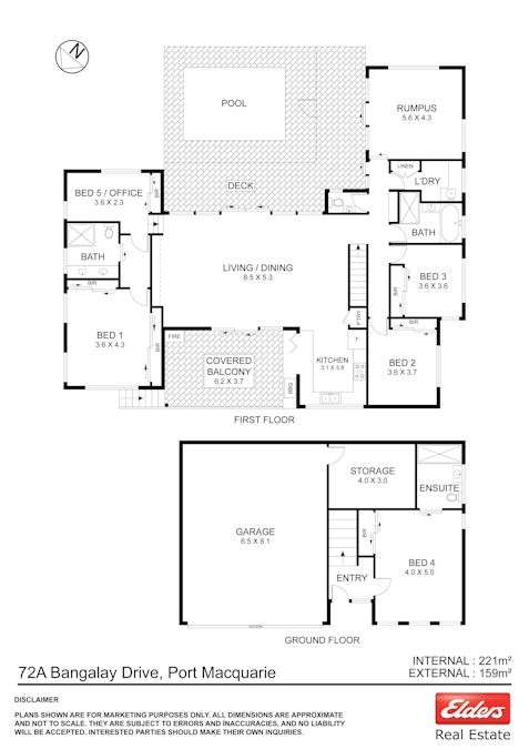 72a Bangalay Drive, Port Macquarie, NSW, 2444 - Floorplan 1