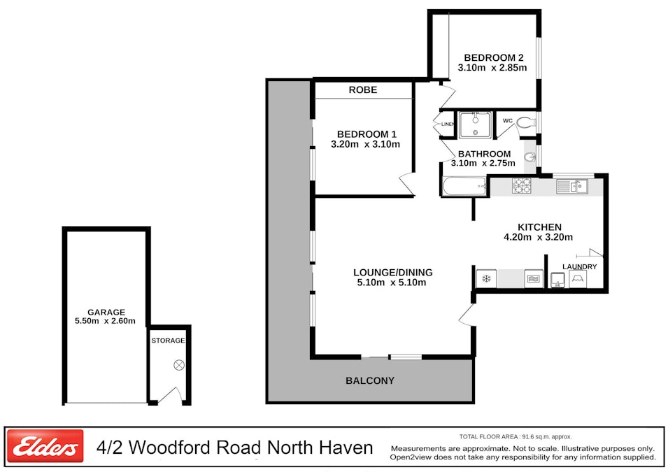 4/2 Woodford Road, North Haven, NSW, 2443 - Floorplan 1