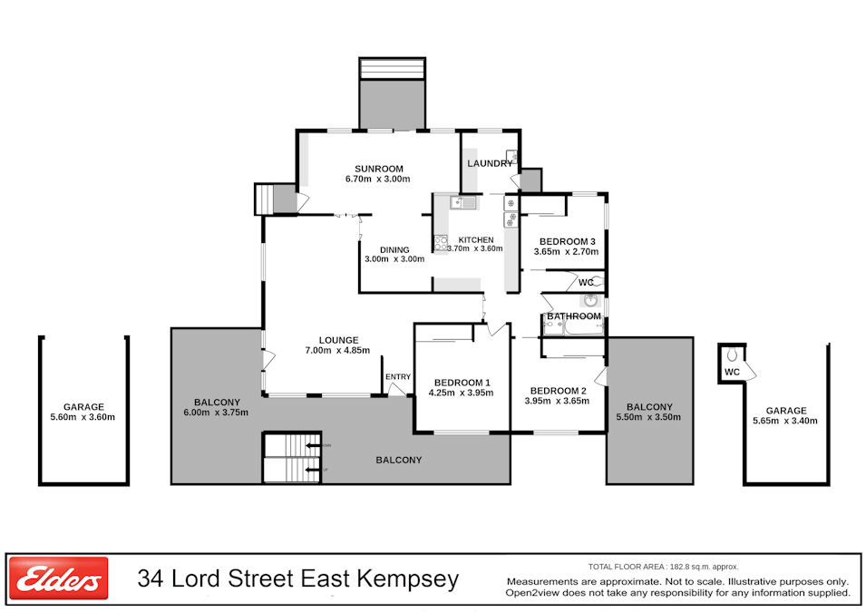 34 Lord Street, East Kempsey, NSW, 2440 - Floorplan 1