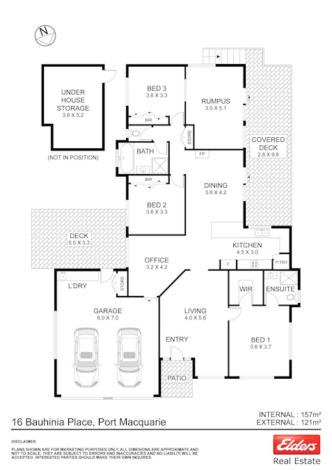 16 Bauhinia Place, Port Macquarie, NSW, 2444 - Floorplan 1