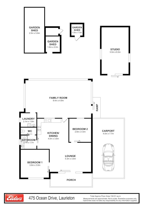 475 Ocean Drive, Laurieton, NSW, 2443 - Floorplan 1