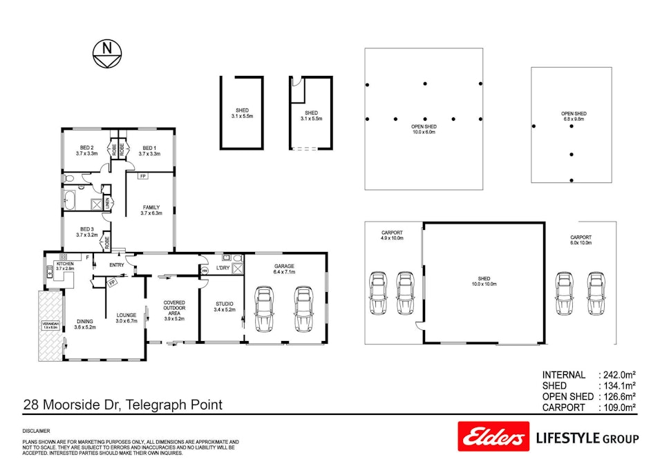 28 Moorside Drive, Telegraph Point, NSW, 2441 - Floorplan 1