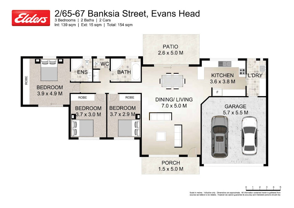 2/65-67 Banksia Street, Evans Head, NSW, 2473 - Floorplan 1