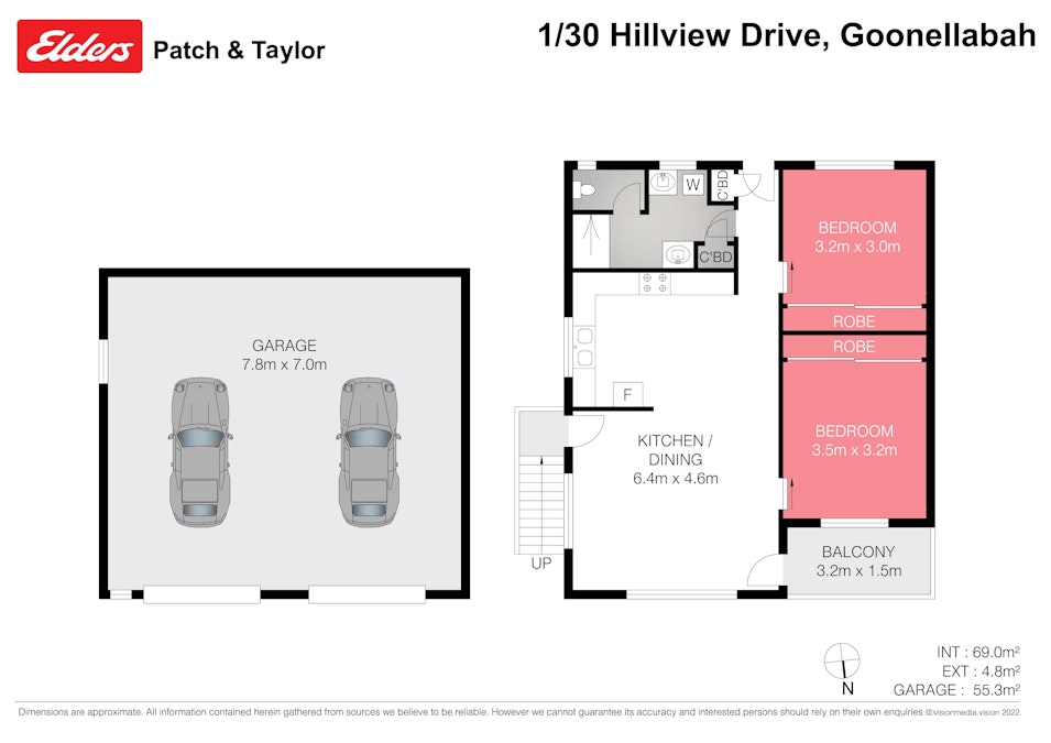 1/30 Hillview Drive, Goonellabah, NSW, 2480 - Floorplan 1