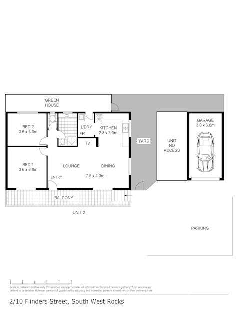 2/10 Flinders Street, South West Rocks, NSW, 2431 - Floorplan 1