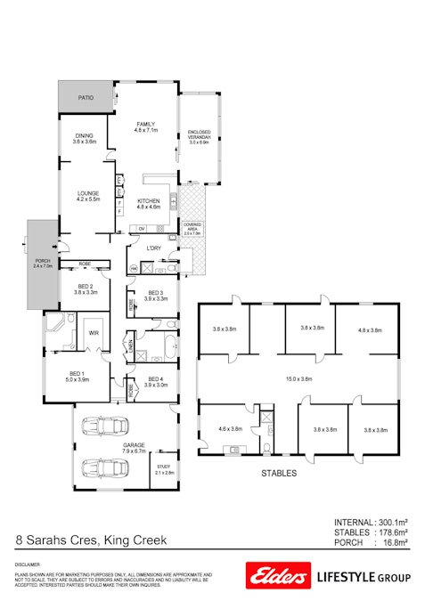 8 Sarahs Crescent, King Creek, NSW, 2446 - Floorplan 1