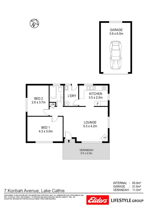 7 Koribah Avenue, Lake Cathie, NSW, 2445 - Floorplan 1