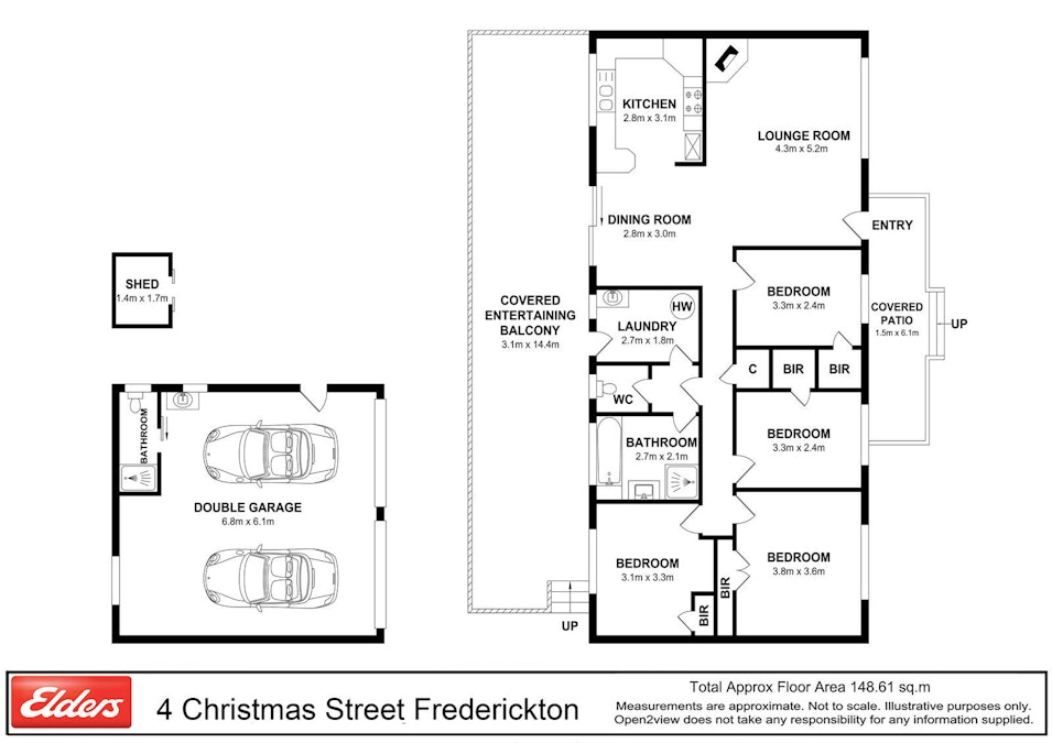 4 Christmas Street, Frederickton, NSW, 2440 - Floorplan 1
