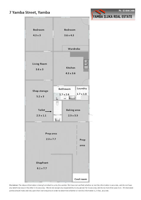 7 Yamba Street, Yamba, NSW, 2464 - Floorplan 1