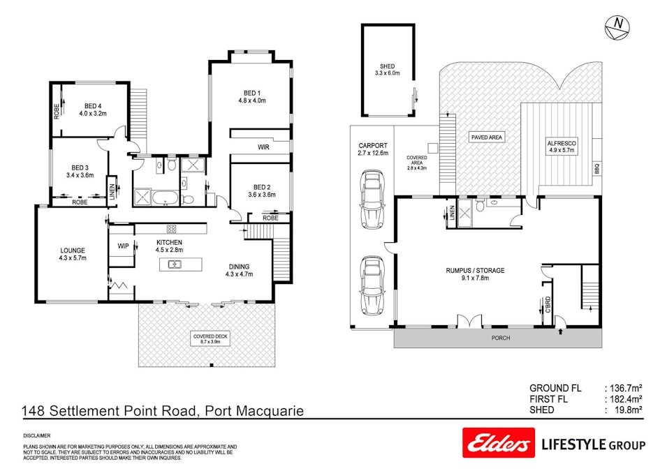 148 Settlement Point Road, Port Macquarie, NSW, 2444 - Floorplan 1