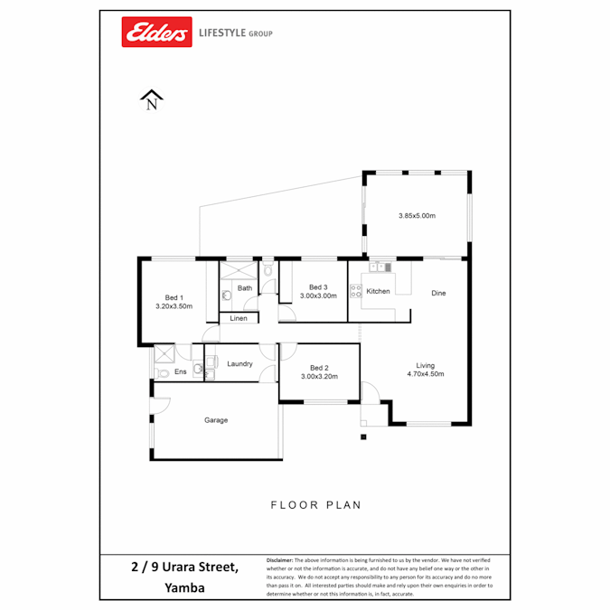 2/9 Urara Street, Yamba, NSW, 2464 - Floorplan 1