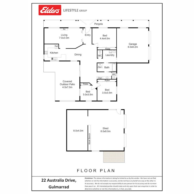 22 Australia Drive, Gulmarrad, NSW, 2463 - Floorplan 1