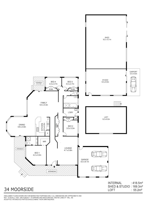 34 Moorside Drive, Telegraph Point, NSW, 2441 - Floorplan 1