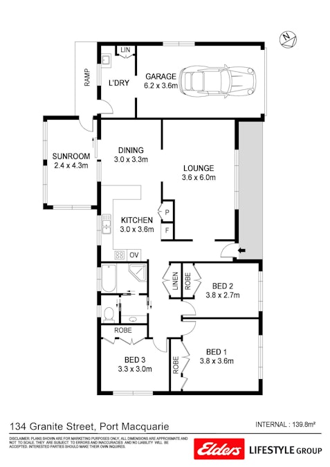 134 Granite Street, Port Macquarie, NSW, 2444 - Floorplan 1