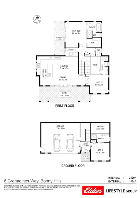 6 Grenadines Way, Bonny Hills, NSW, 2445 - Floorplan 1