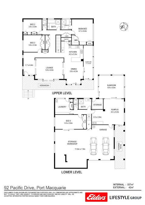 92 Pacific Drive, Port Macquarie, NSW, 2444 - Floorplan 1