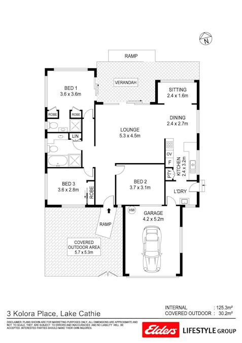 3 Kolora Place, Lake Cathie, NSW, 2445 - Floorplan 1