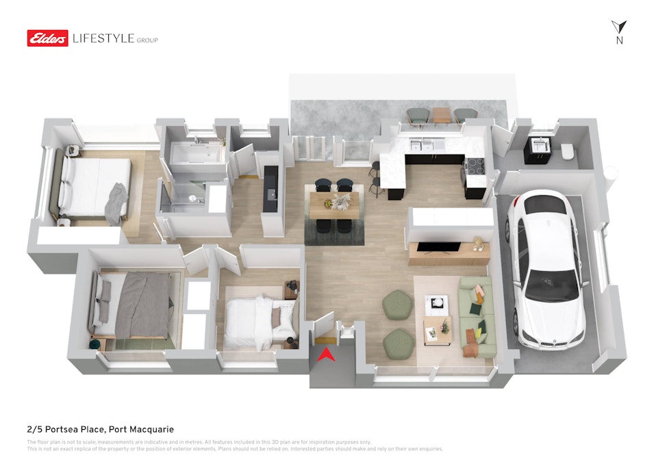 2/5 Portsea Place, Port Macquarie, NSW, 2444 - Floorplan 1