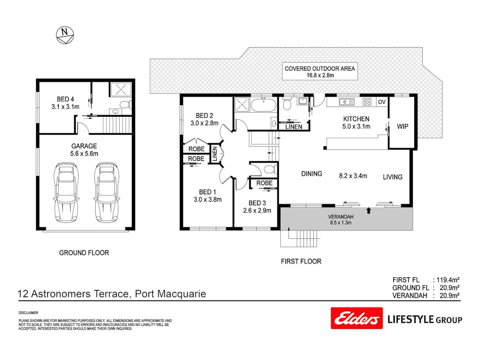 12 Astronomers Terrace, Port Macquarie, NSW, 2444 - Floorplan 1