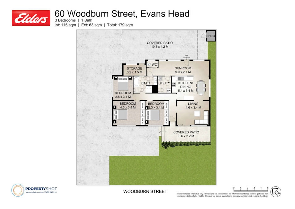 1/60 Woodburn Street, Evans Head, NSW, 2473 - Floorplan 1