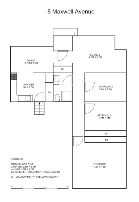 8 Maxwell Avenue, South Grafton, NSW, 2460 - Floorplan 1